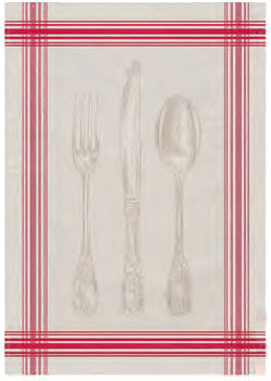 Set of 3 Jacquard dish cloths (Bistrot) - Click Image to Close